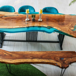 Epoxy River Dining Table