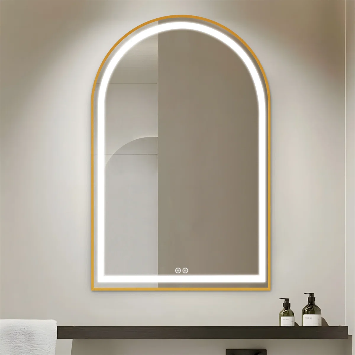 The Aurielle Arch Luxe LED Mirror MRS0027 - Image 3