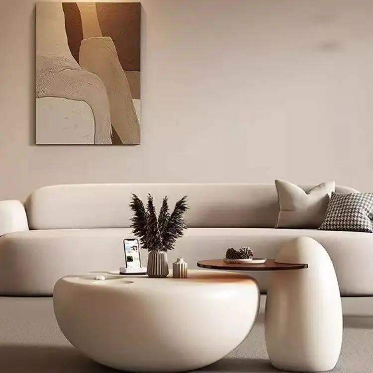 The  HALF MOON CURVE CATTLE  Sculptural Coffee Table   CFETL0009