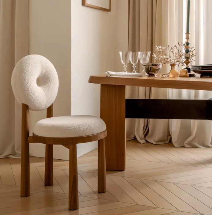 ELARA BOUCLÉ SCULPT CHAIR          CHR097