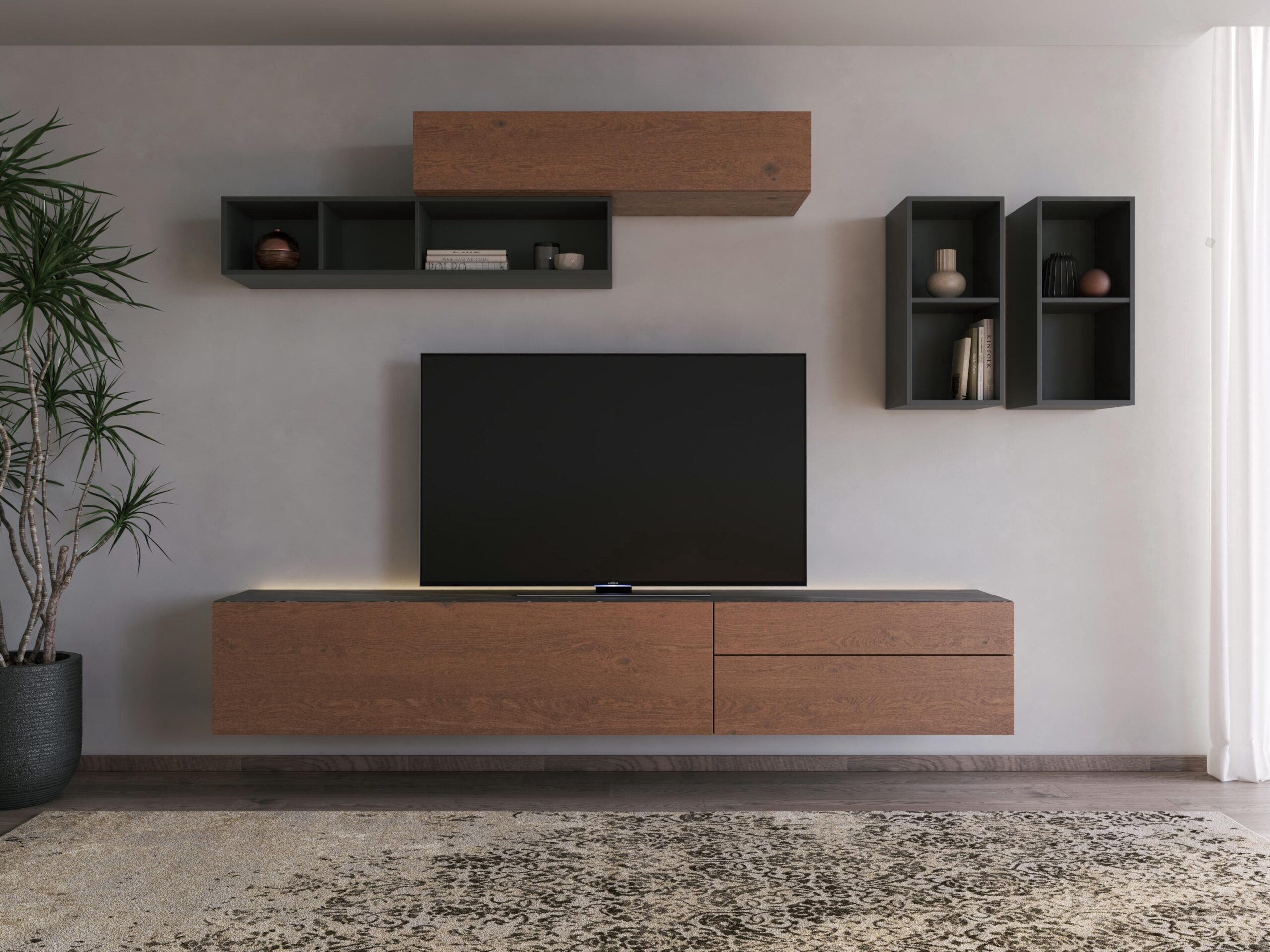 The AURELION  Luxe Floating TV Console          TV004