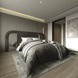 NOIRÉ Arch Panel Bed