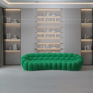 Verde Orbit Curved Sofa